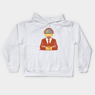 Robot with Intelligence Kids Hoodie